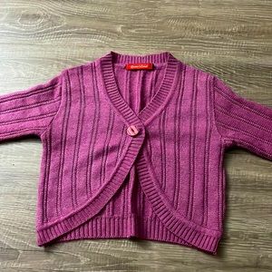 Vintage cute little pink cardigan